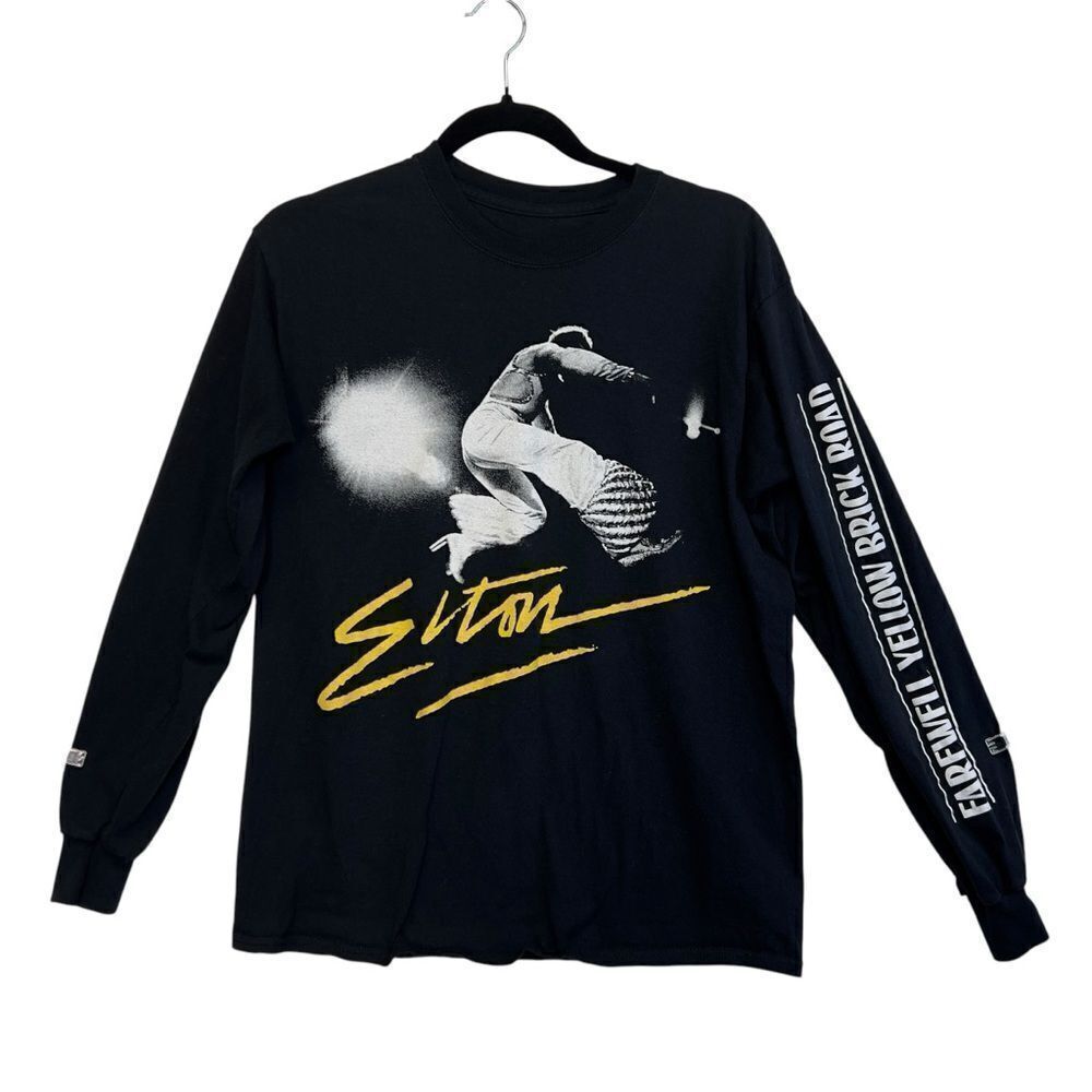 Elton John Farewell Yellow Brick Road Tour Long sleeve shirt, size medium